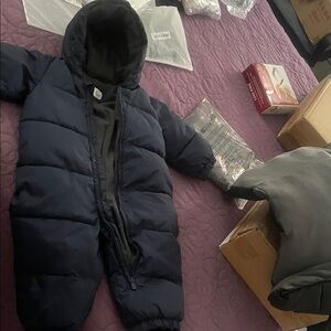 GAP Dark Blue Kids Puffer Coat
